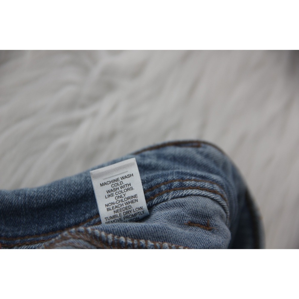 Cato Est 1946 Denim Womens 26W Flare Leg Jeans Brown Patchwork Inset Boho Gypsy - Picture 9 of 12